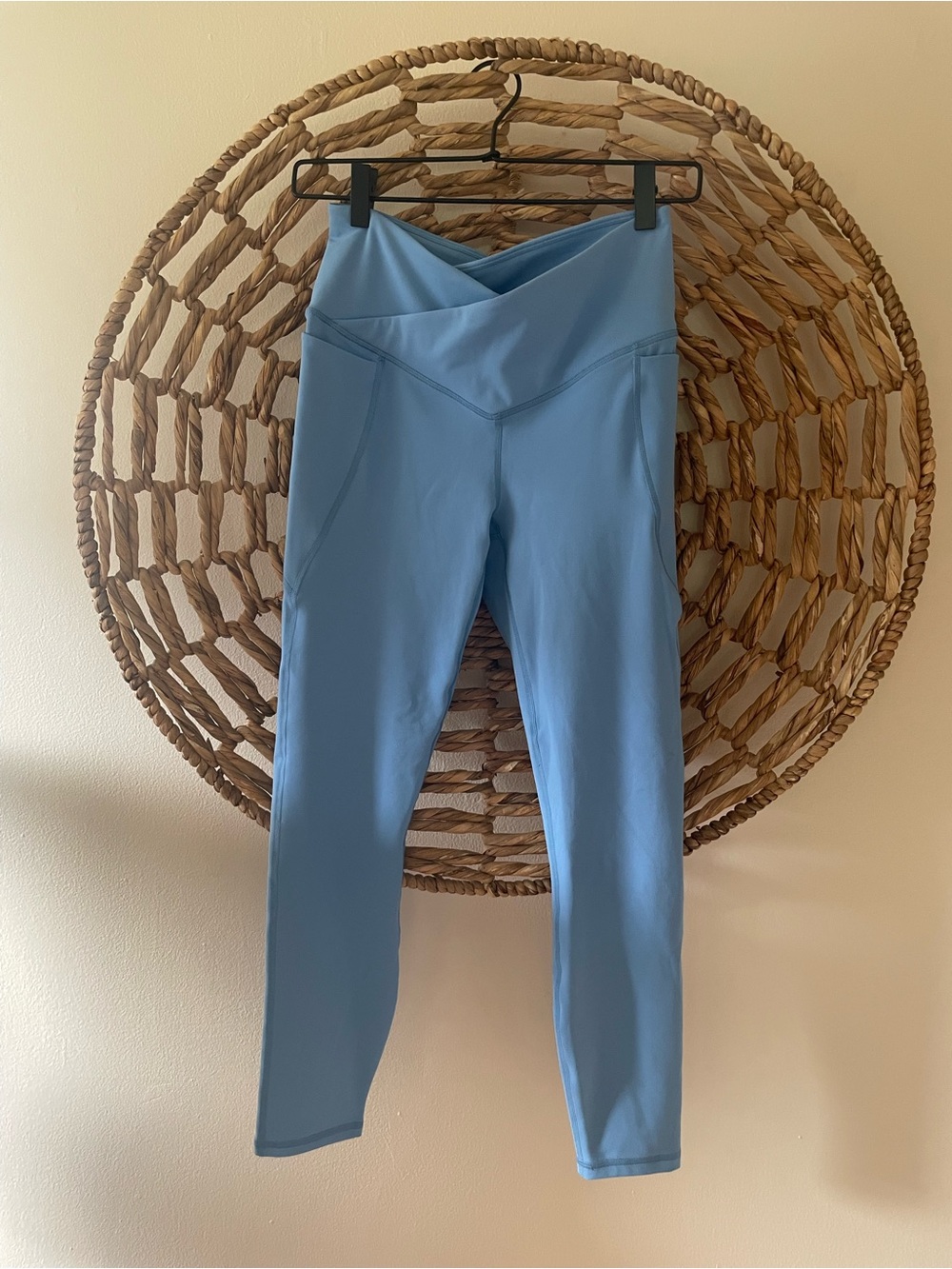 Fabletics High-Waisted Pureluxe Light Blue Leggings